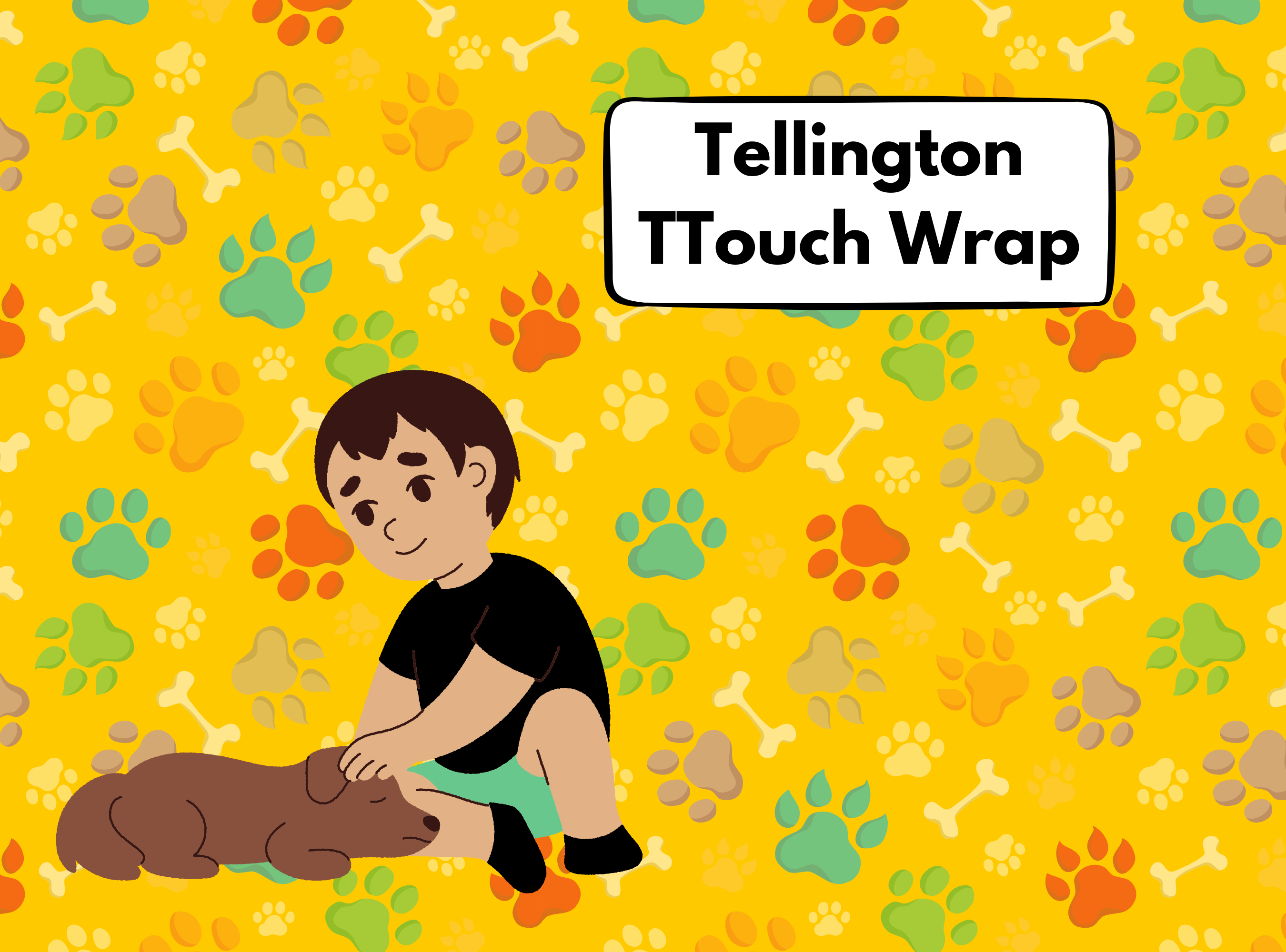 Deal dog stress and anxiety - Tellington TTouch Wrap Method